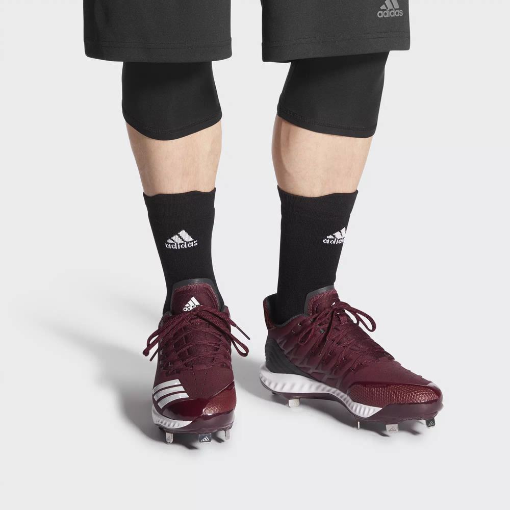Adidas Icon Bounce Spikes De Beisbol Rojos Para Hombre (MX-68628)